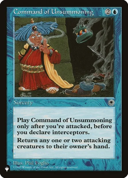 Ordre de desinvocation, carte Magic PLST POR-48 — extension The List