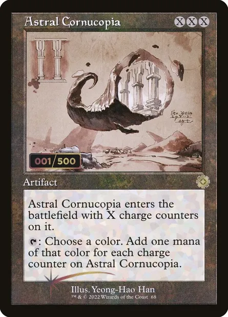 Astral Cornucopia, Magic card BRR 68z — The Brothers' War Retro Artifacts set