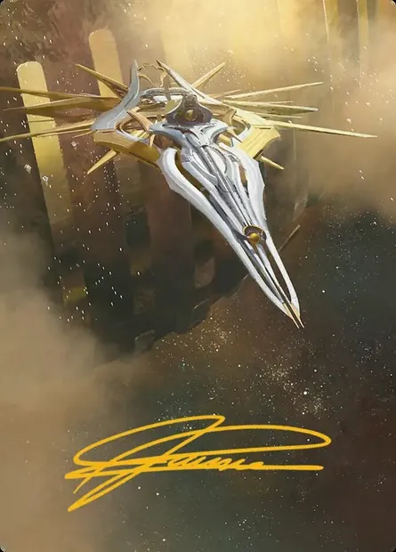 Dawnsire, Sunstar Dreadnought // Dawnsire, Sunstar Dreadnought, Magic card AEOE 27 — Edge of Eternities Art Series set
