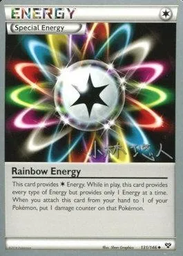 Rainbow Energy, Pokémon card WCD14 131-2 — World Championship Decks 2014 set