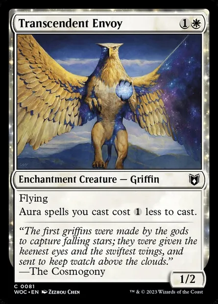 Représentant transcendant, carte Magic WOC 81 — extension Wilds of Eldraine Commander