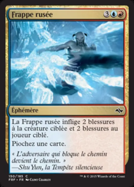 Frappe rusée, carte Magic FRF 150 — extension Destin reforgé