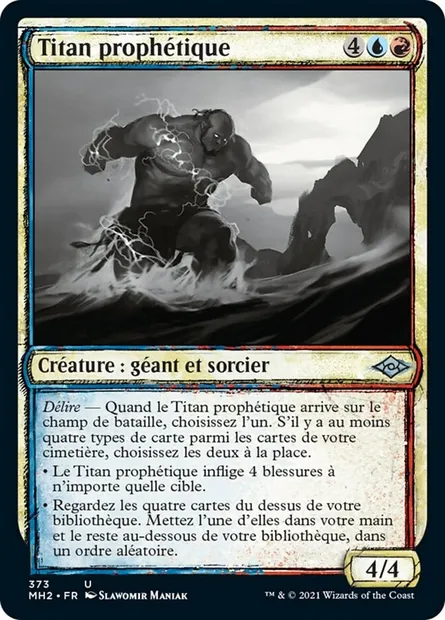 Titan prophétique, carte Magic MH2 373 — extension Horizons du Modern 2