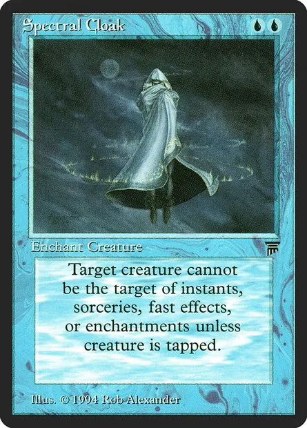 Spectral Cloak, Magic card LEG 78 — Legends set