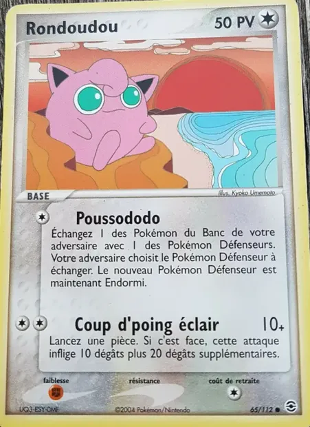 Rondoudou, carte Pokémon RG 65 — extension EX Rouge Feu & Vert Feuille