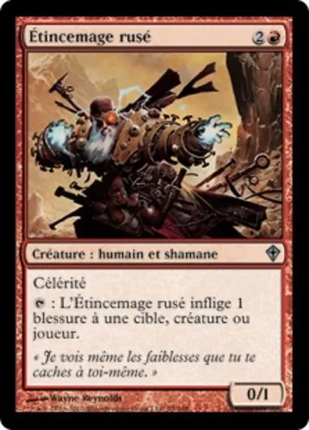 Étincemage rusé, carte Magic WWK 79 — extension Worldwake