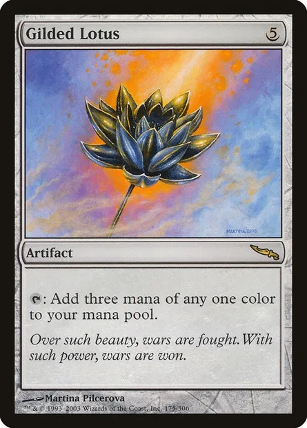Lotus doré, carte Magic MRD 175 — extension Mirrodin