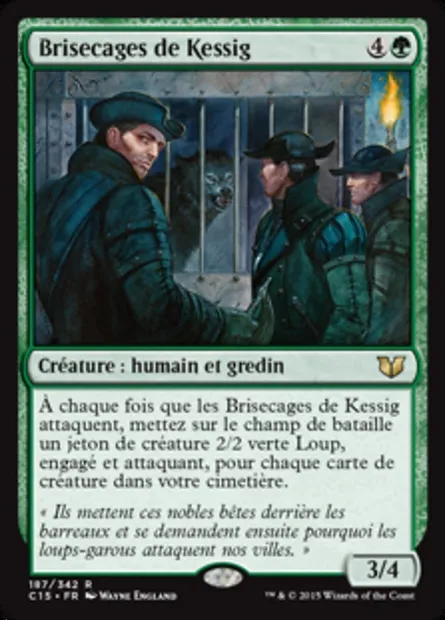 Brisecages de Kessig, carte Magic C15 187 — extension Commander 2015