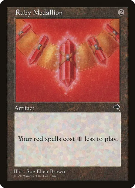 Ruby Medallion, Magic card TMP 305 — Tempest set