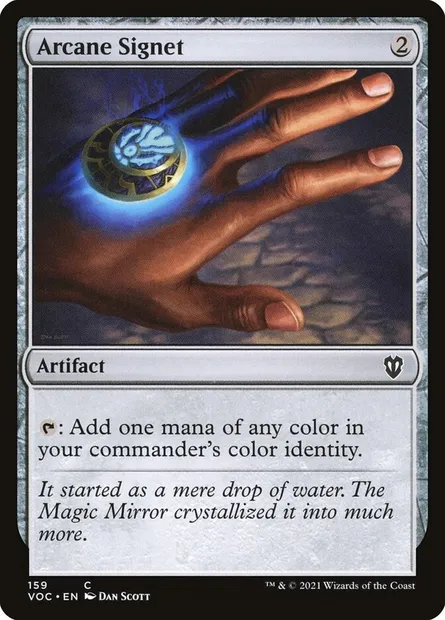 Arcane Signet, Magic card VOC 159 — Crimson Vow Commander set