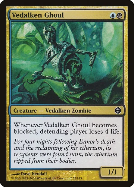 Vedalken Ghoul, Magic card ARB 32 — Alara Reborn set