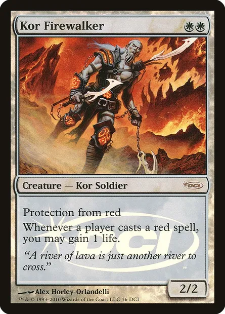 Kor Firewalker, Magic card DCI 36 — DCI Promos set
