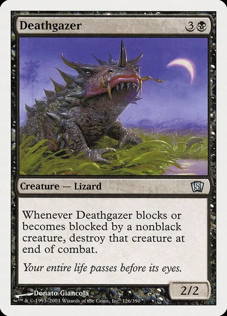 Œil-de-mort, carte Magic 8ED 126 — extension Huitième Edition