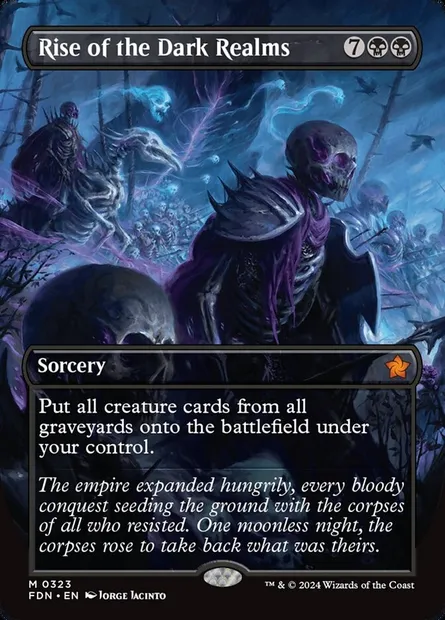 Rise of the Dark Realms, Magic card FDN 323 — Foundations set