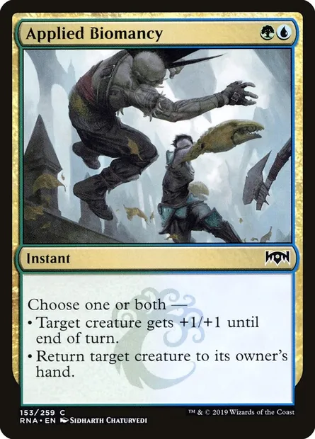 Applied Biomancy, Magic card RNA 153 — Ravnica Allegiance set
