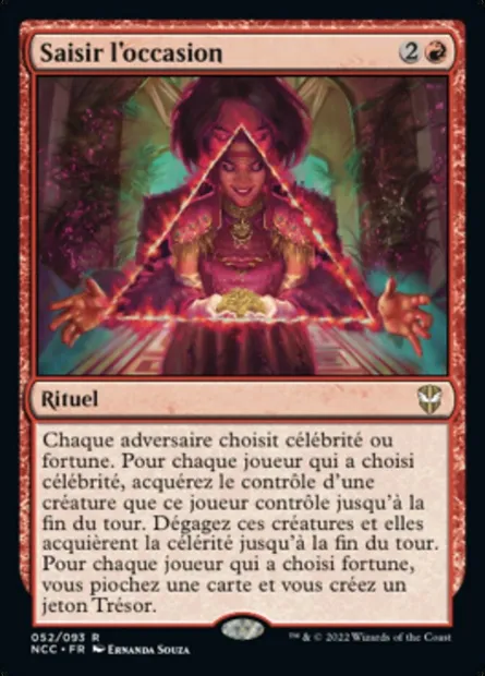 Saisir l'occasion, carte Magic NCC 52 — extension New Capenna Commander