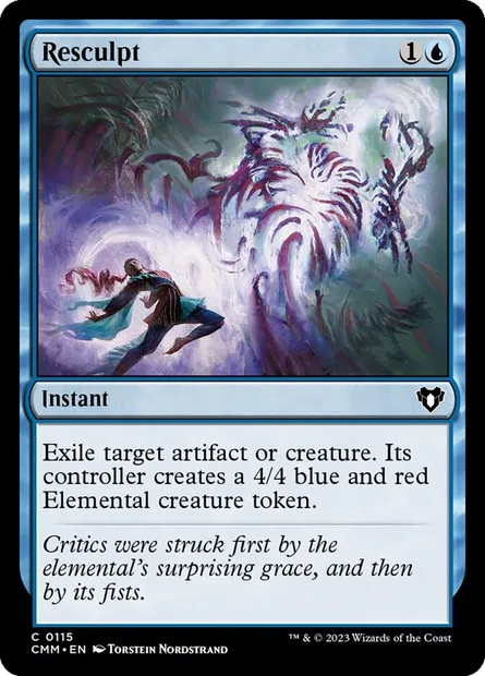 Resculpt, Magic card CMM 115 — Commander Masters set
