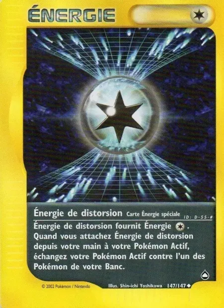 Énergie de distorsion, carte Pokémon AQ 147 — extension Aquapolis