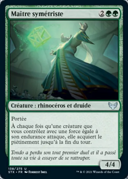 Maître symétriste, carte Magic STX 138 — extension Strixhaven: l'Académie des Mages