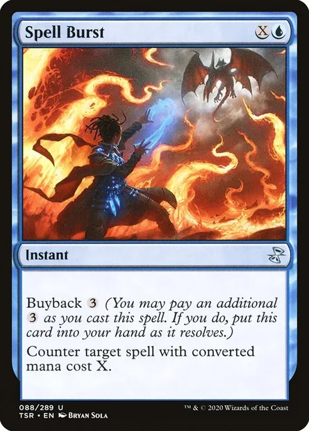 Spell Burst, Magic card TSR 88 — Time Spiral Remastered set