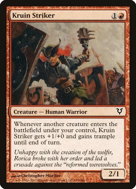 Kruin Striker, Magic card AVR 143 — Avacyn Restored set