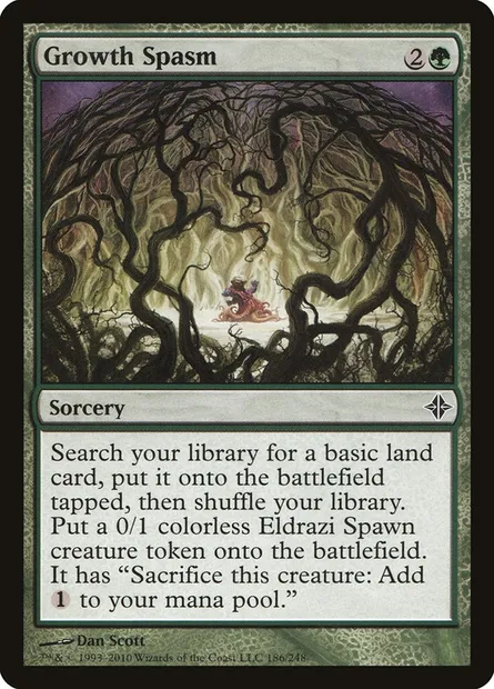 Growth Spasm, Magic card ROE 186 — Rise of the Eldrazi set