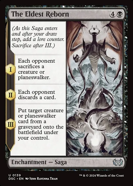 The Eldest Reborn, Magic card DSC 139 — Duskmourn: House of Horror Commander set