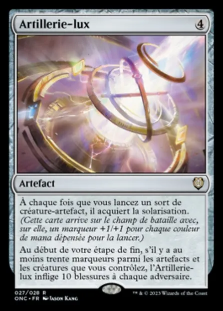 Artillerie-lux, carte Magic ONC 27 — extension Phyrexia: All Will Be One Commander