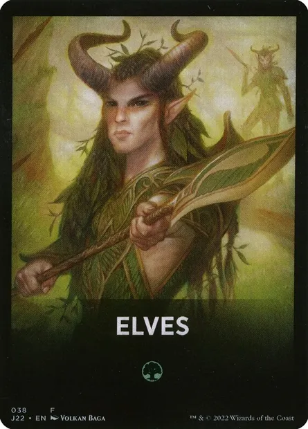 Elves, Magic card FJ22 38 — Jumpstart 2022 Front Cards set