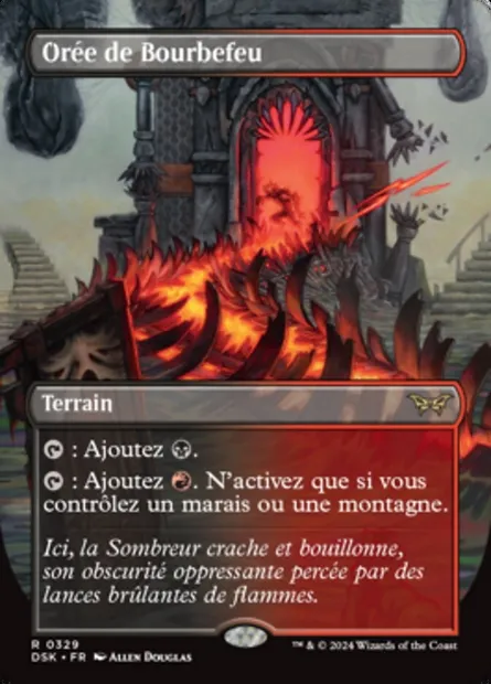 Orée de Bourbefeu, carte Magic DSK 329 — extension Duskmourn: House of Horror