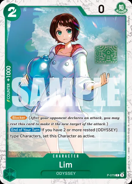 Lim, carte One Piece P-079 — extension Carte promo