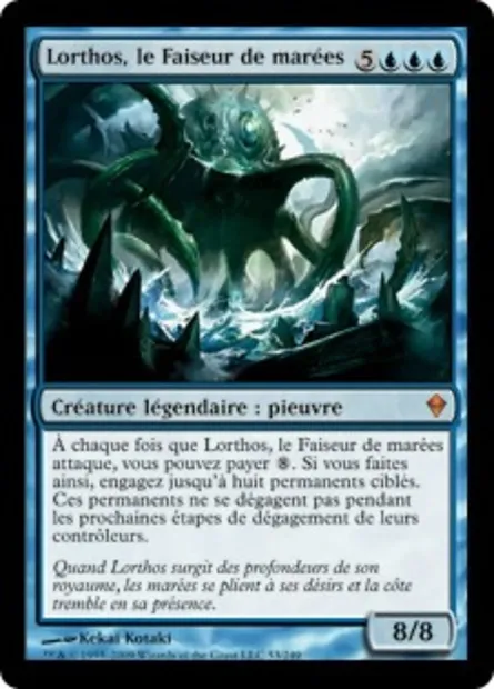 Lorthos, le Faiseur de marées, carte Magic ZEN 53 — extension Zendikar