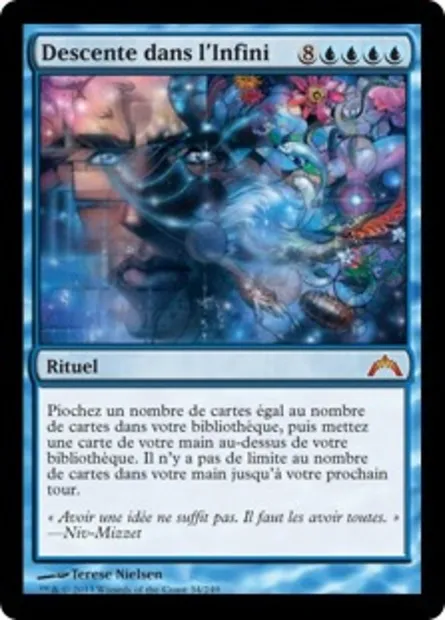 Descente dans l'Infini, carte Magic GTC 34 — extension Insurrection