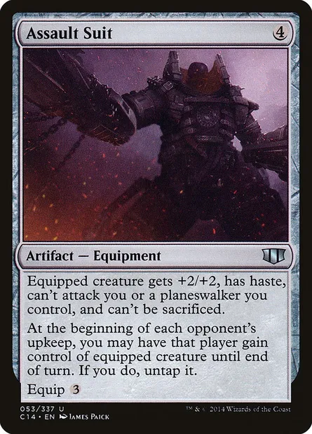 Assault Suit, Magic card C14 53 — Commander 2014 set