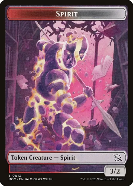 Spirit, carte Magic TMOM 13 — extension March of the Machine Tokens