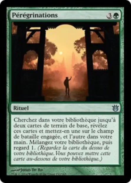 Pérégrinations, carte Magic BNG 132 — extension Créations divines