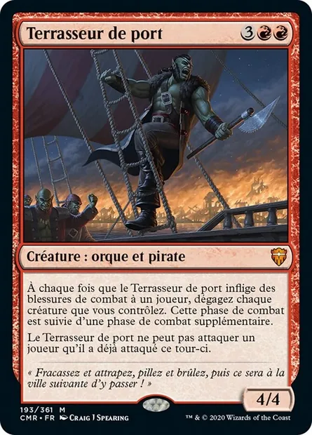 Terrasseur de port, carte Magic CMR 193 — extension Commander Legends