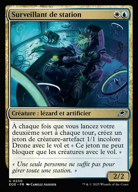 Surveillant de station, carte Magic EOE 230 — extension Edge of Eternities