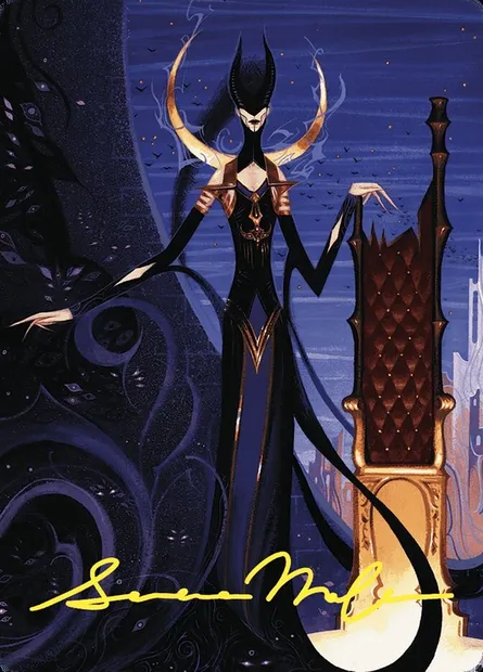 Ashiok, Wicked Manipulator // Ashiok, Wicked Manipulator, Magic card AWOE 57 — Wilds of Eldraine Art Series set
