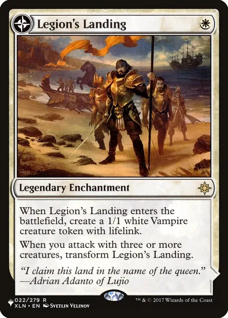 Legion's Landing // Adanto, the First Fort, Magic card PLST XLN-22 — The List set