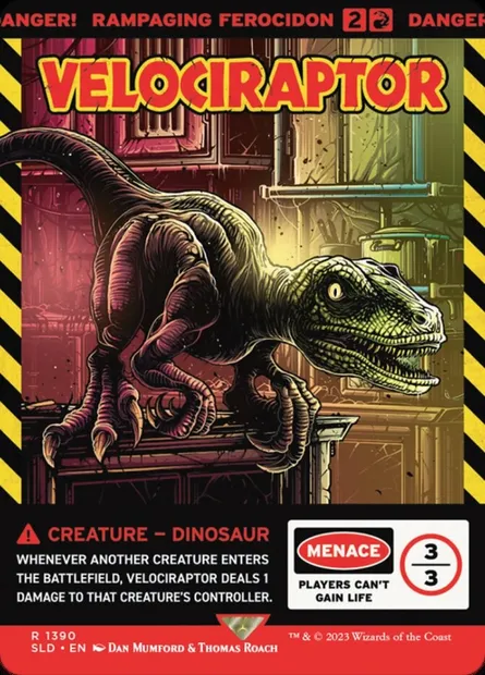 Rampaging Ferocidon, Magic card SLD 1390 — Secret Lair Drop set