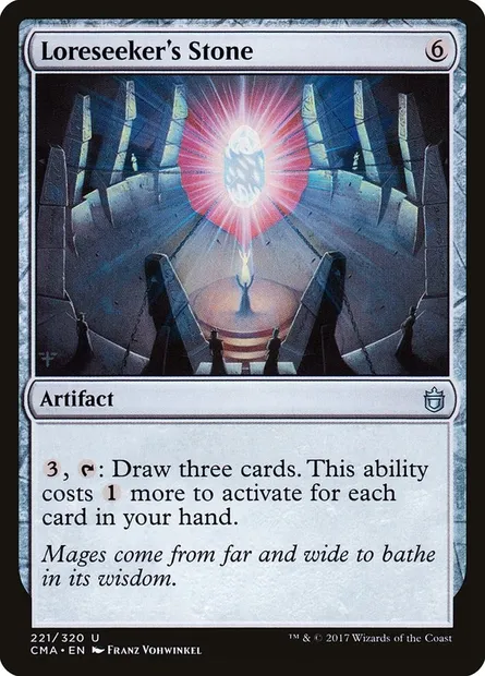 Loreseeker's Stone, Magic card CMA 221 — Commander Anthology set
