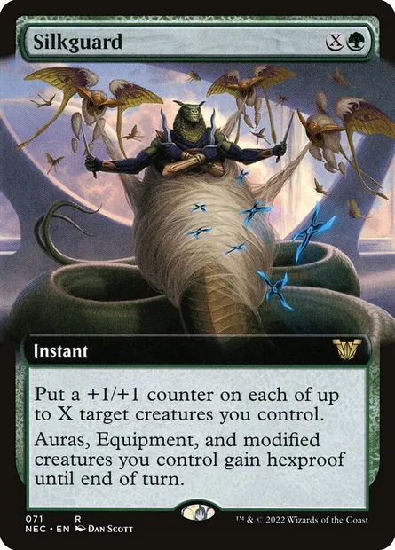 Silkguard, Magic card NEC 71 — Neon Dynasty Commander set