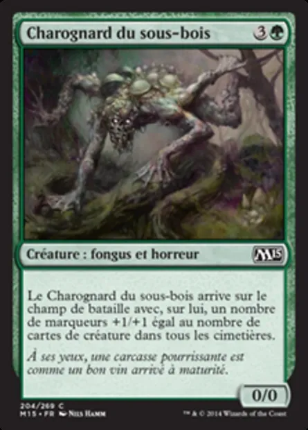 Charognard du sous-bois, carte Magic M15 204 — extension Magic 2015