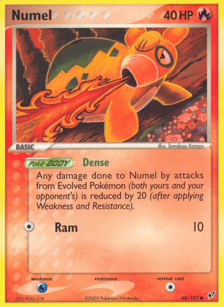 Numel, Pokémon card DX 68 — Deoxys set