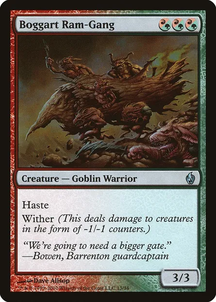 Boggart Ram-Gang, Magic card PD2 13 — Premium Deck Series: Fire and Lightning set