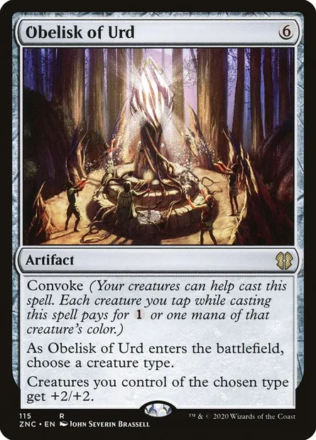 Obelisk of Urd, Magic card ZNC 115 — Zendikar Rising Commander set