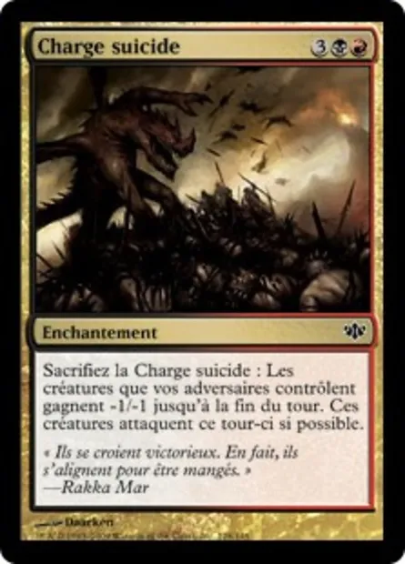 Charge suicide, carte Magic CON 128 — extension Conflux