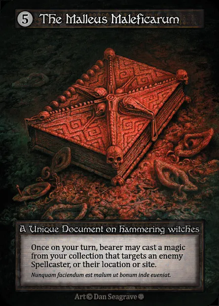 The Malleus Maleficarum, carte Sorcery GOT 347 — extension Gothic