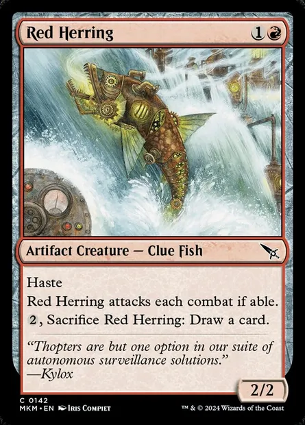 Red Herring, Magic card MKM 142 — Murders at Karlov Manor set